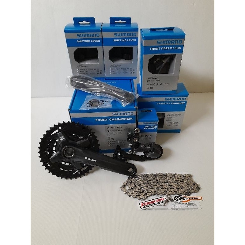 groupset shimano alivio 9 speed tanpa rem