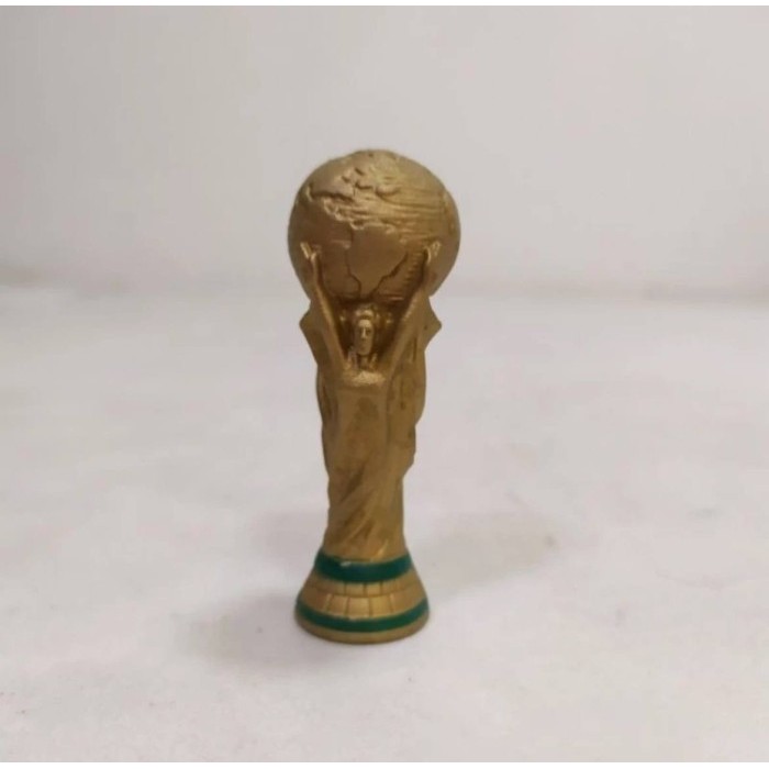 "Q.LnS" - TERMURAH Figure Miniatur Piala Trofi Liga Inggris-Liga Champions-Piala Dunia - WC PVC 4cm