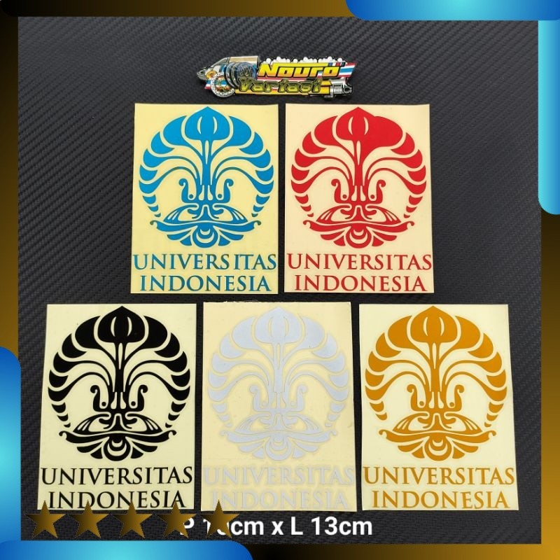 stiker cutting universitas Indonesia Lightnaziashop