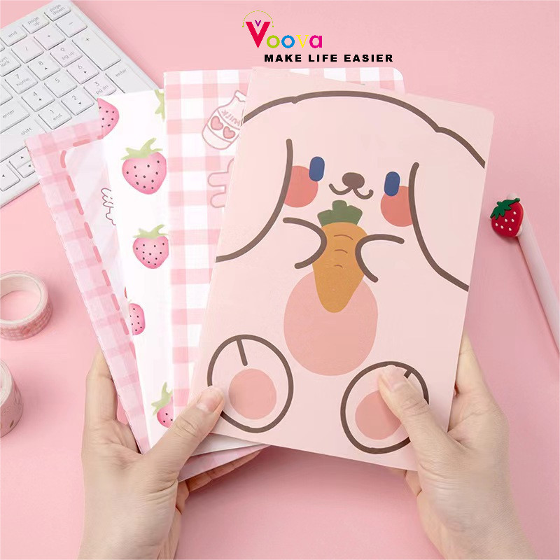 

VOOVA A5 Notepad /Buku Tulis Kecil / Notebook Kecil / Buku Tulis Kecil Motif Kartun / Buku Catatan