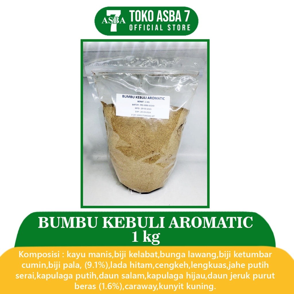 

ASBA BUMBU KEBULI AROMATIC 1KG