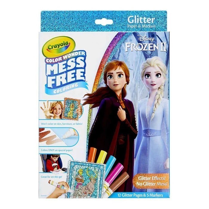 

Crayola Color Wonder Mess Free Glitter Frozen coloring marker KSMbersaudara