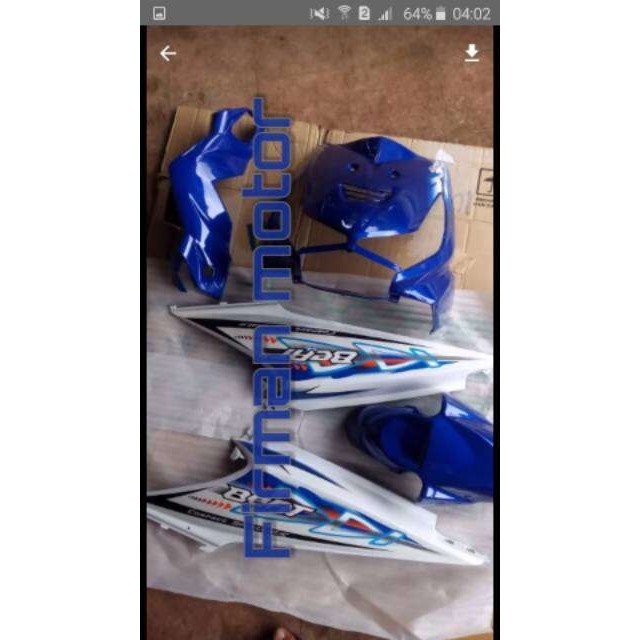 full body Alus honda beat karbu lama 2008-2012 putih biru muda