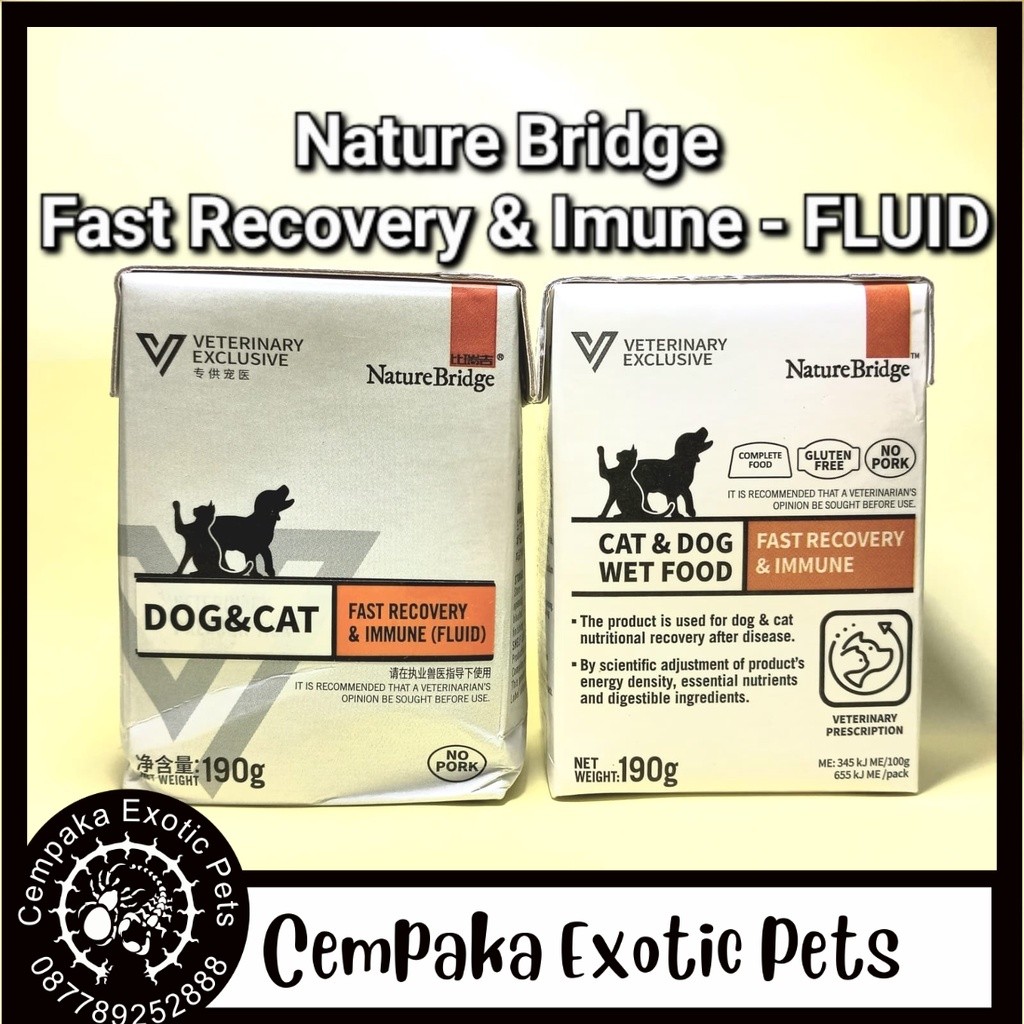Nature Bridge FLUID - Fast Recovery & Immune NB | Nature Bridge Recovery 190gr