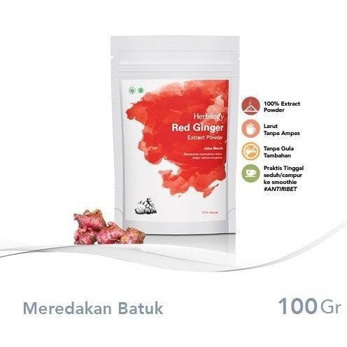 

Herbilogy red ginger (Jahe merah) extract powder TEG