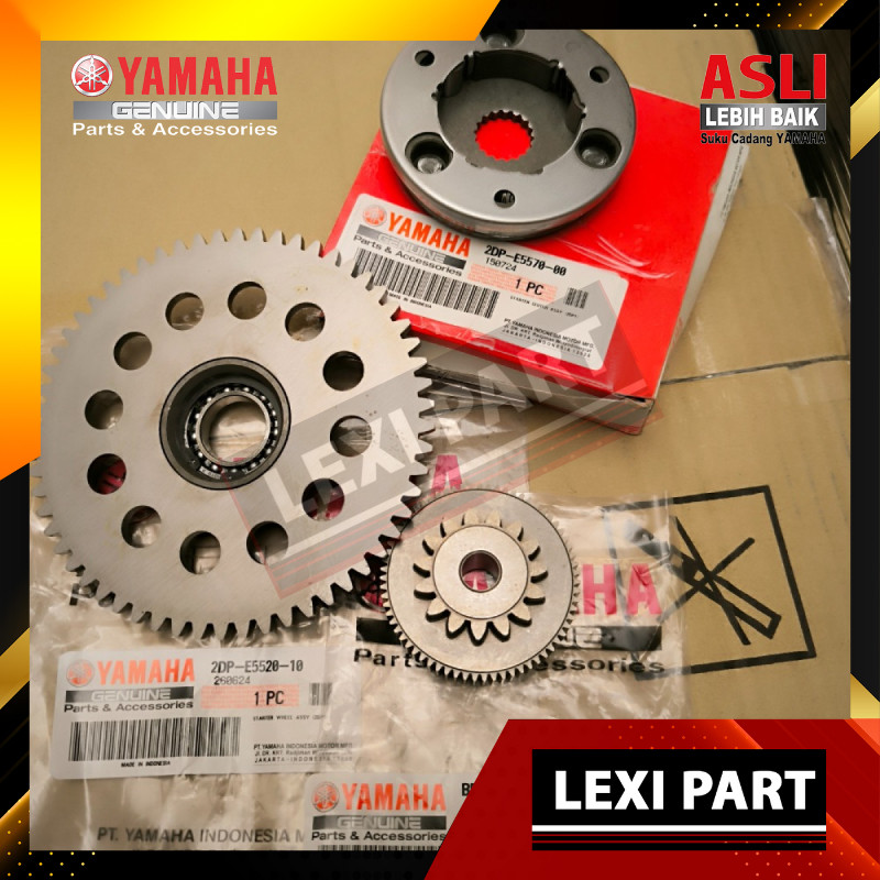 PAKET GIR STATER SET NMAX ORIGINAL YAMAHA GIGI GEAR IDLE IDEL ONE WAY ORI YGP