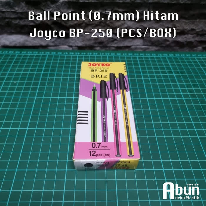 

Pulpen Joyko Hitam BP-250 (0.7mm) Isi 12pcs