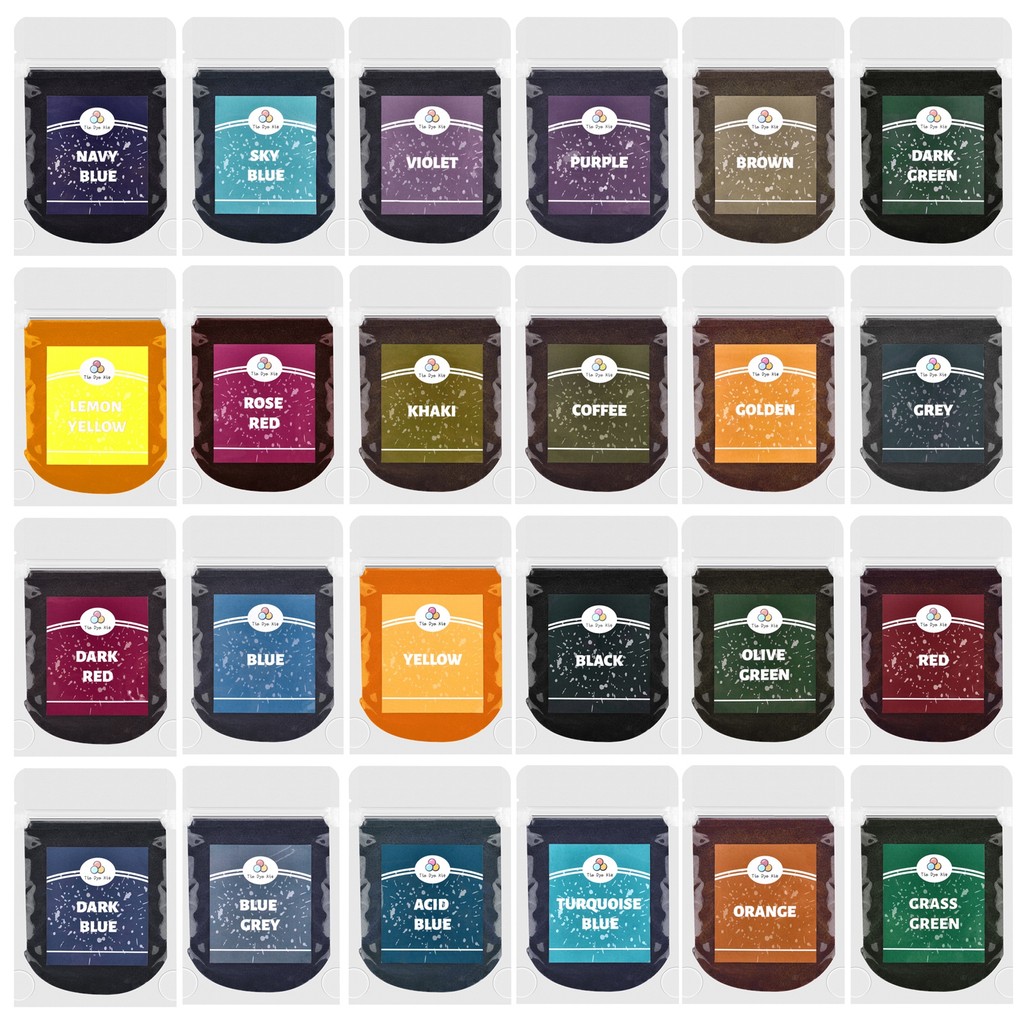 

10g Powder Dye Fabric Dyes Textile Dyeing Garment Tie Dyeing Cotton Nylon Multifunctional Pigment Old Clothes Refurbishment ﻿