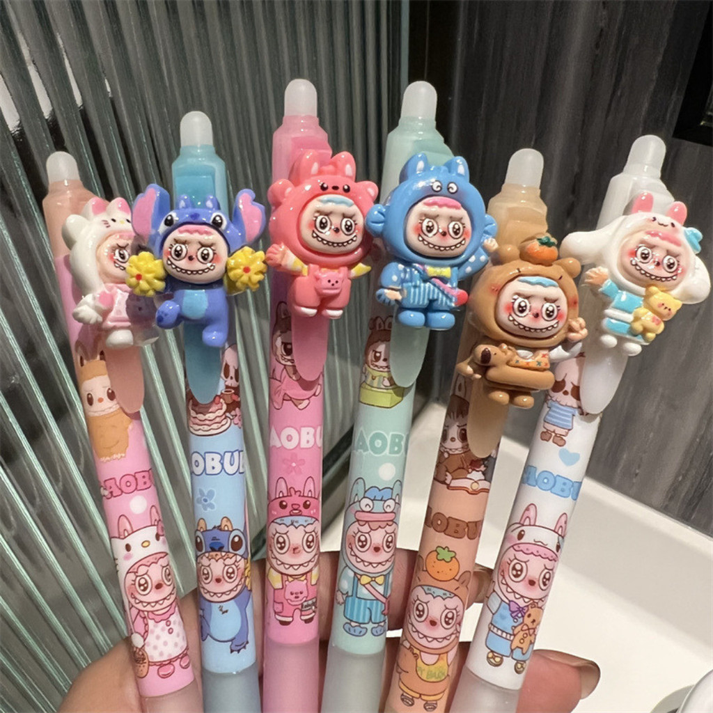

[doodledreams] Pulpen Tinta Bisa di Hapus 1 PCS Karakter Lucu / Pen bisa dihapus/Alat Tulis Sekolah