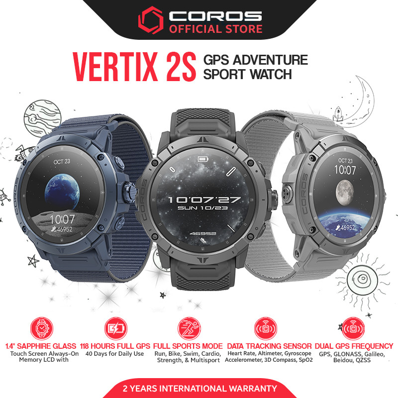 COROS VERTIX 2S GPS Adventure Watch