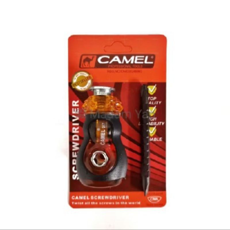 Obeng cebol magnet bolak balik Camel