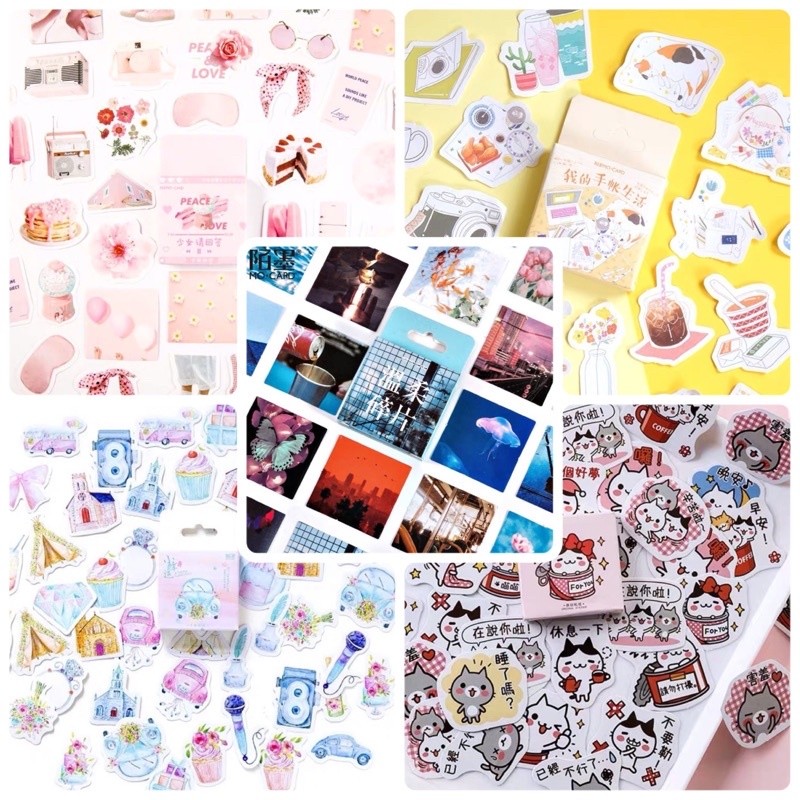 

Stiker LABEL lucu untuk journaling / scrapbook ( label sticker )
