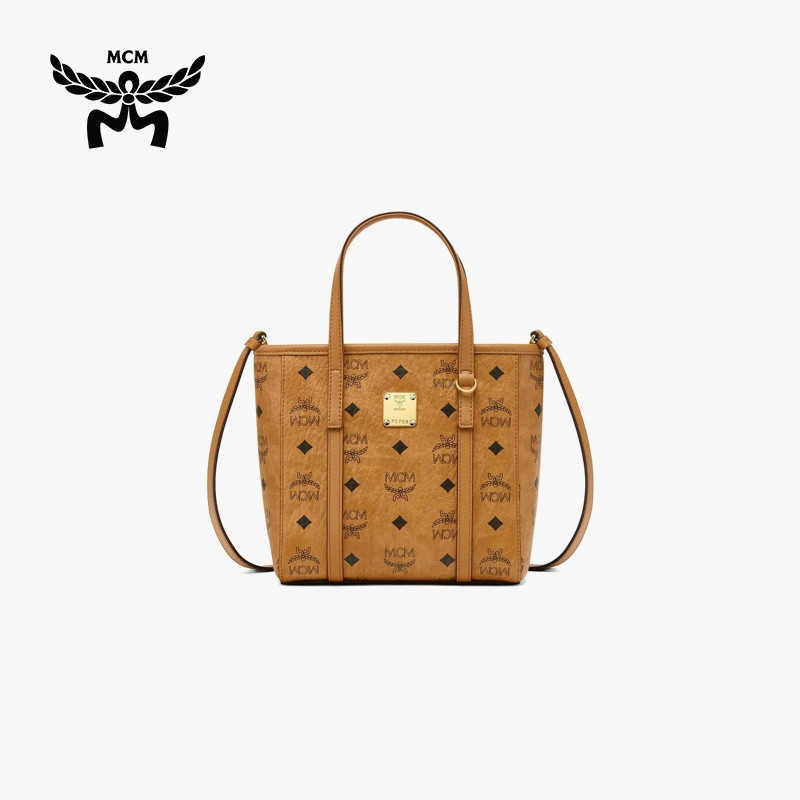 MCM TONI VISETOS Mini Tote Shopping Bag Crossbody Basket Tote Bag