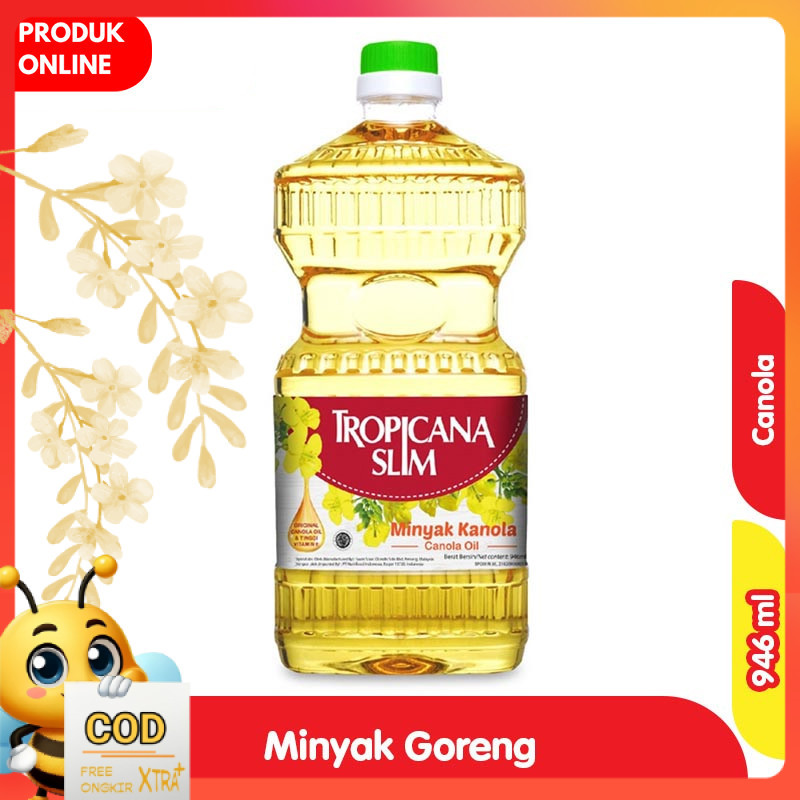 

Tropicana Slim Minyak Goreng Canola Botol 946 ml