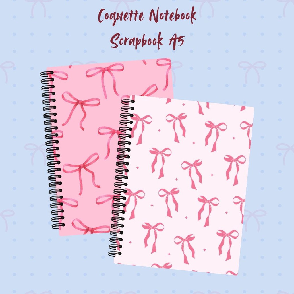 

Notebook A5 Aesthetic Coquette Pita Pink Ribbon Buku Diary 30 Lembar Buku Jurnal Buku Catatan Buku Note Stiker Buku Tulis Aesthetic Sekolah