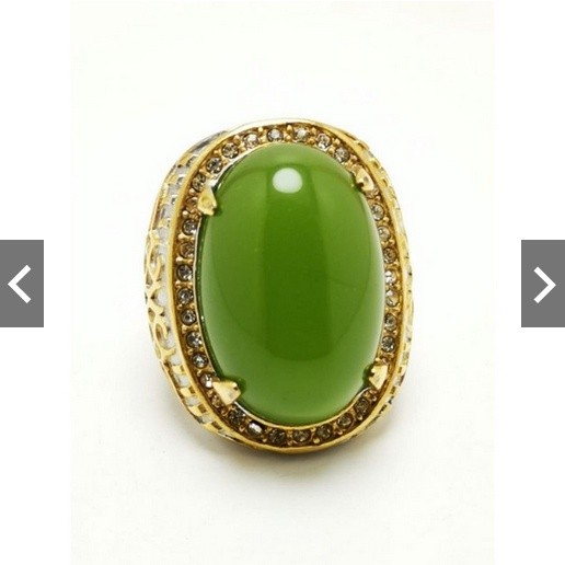 Cincin pria akik sungai dareh pucuk pisang jumbo