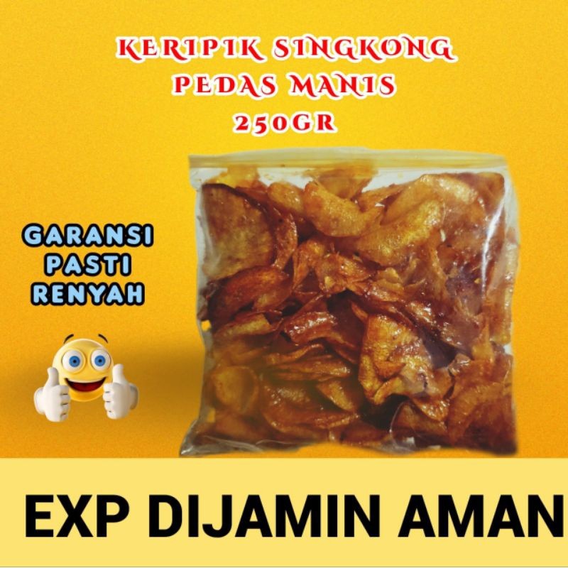 

Keripik Singkong Pedas & Manis – Camilan Gurih Lengket 250 Gram- Cemilan Bikin Nagih Dan Sehat Murah