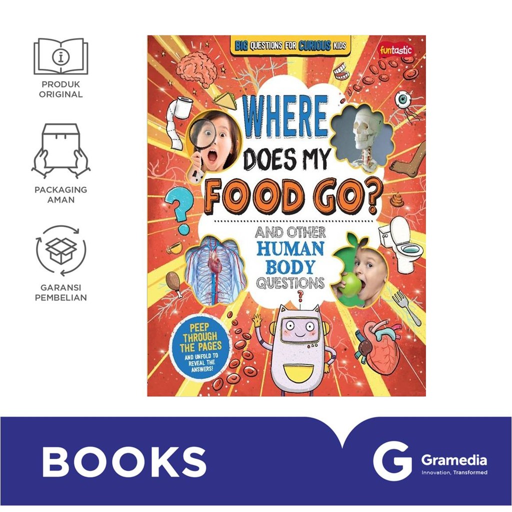Big Questions for Curious Kids - Where does my food go? And other human body questions