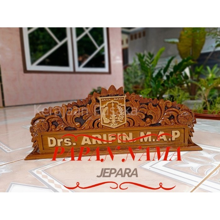 

PAPAN NAMA + PAPAN NAMA MEJA + PAPAN NAMA UKIR + CUSTOM LOGGO & UKIRAN KP343