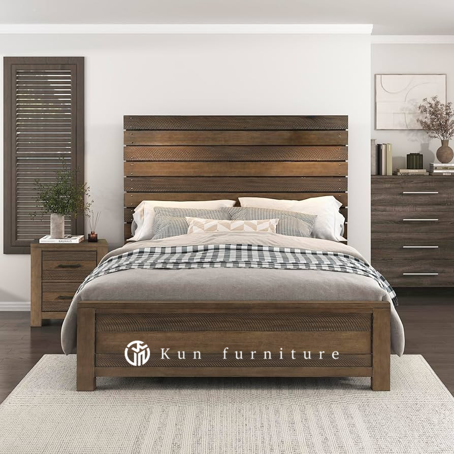 tempat tidur minimalis jati, ranjang minimalis jati, | Kun furniture