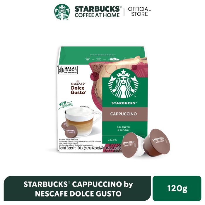 

Best[[New Arrival]] STARBUCKS Cappuccino by NESCAFE DOLCE GUSTO 120g x 12pcs