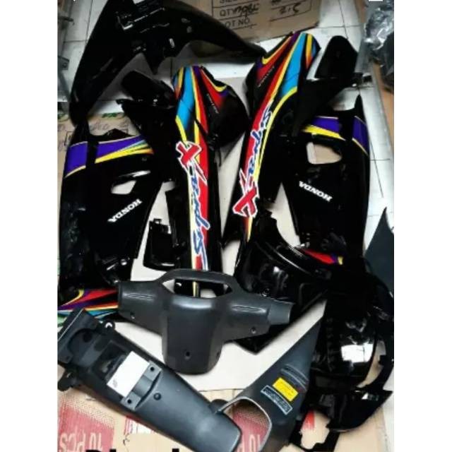 cover body full honda supra x 110 supra x lama