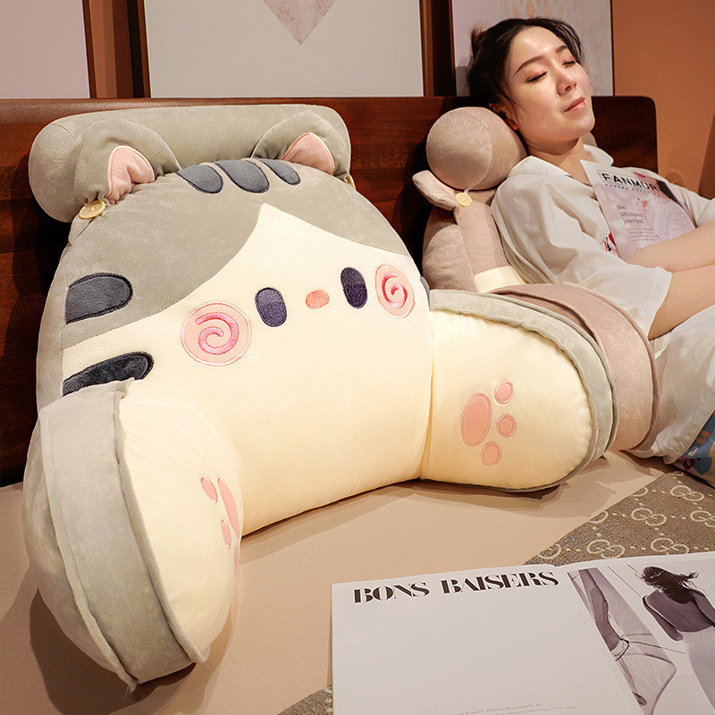 

Tatami mattress cartoon headrest cushion soft bag backrest mattress sofa cushion waist cushion waist cushion