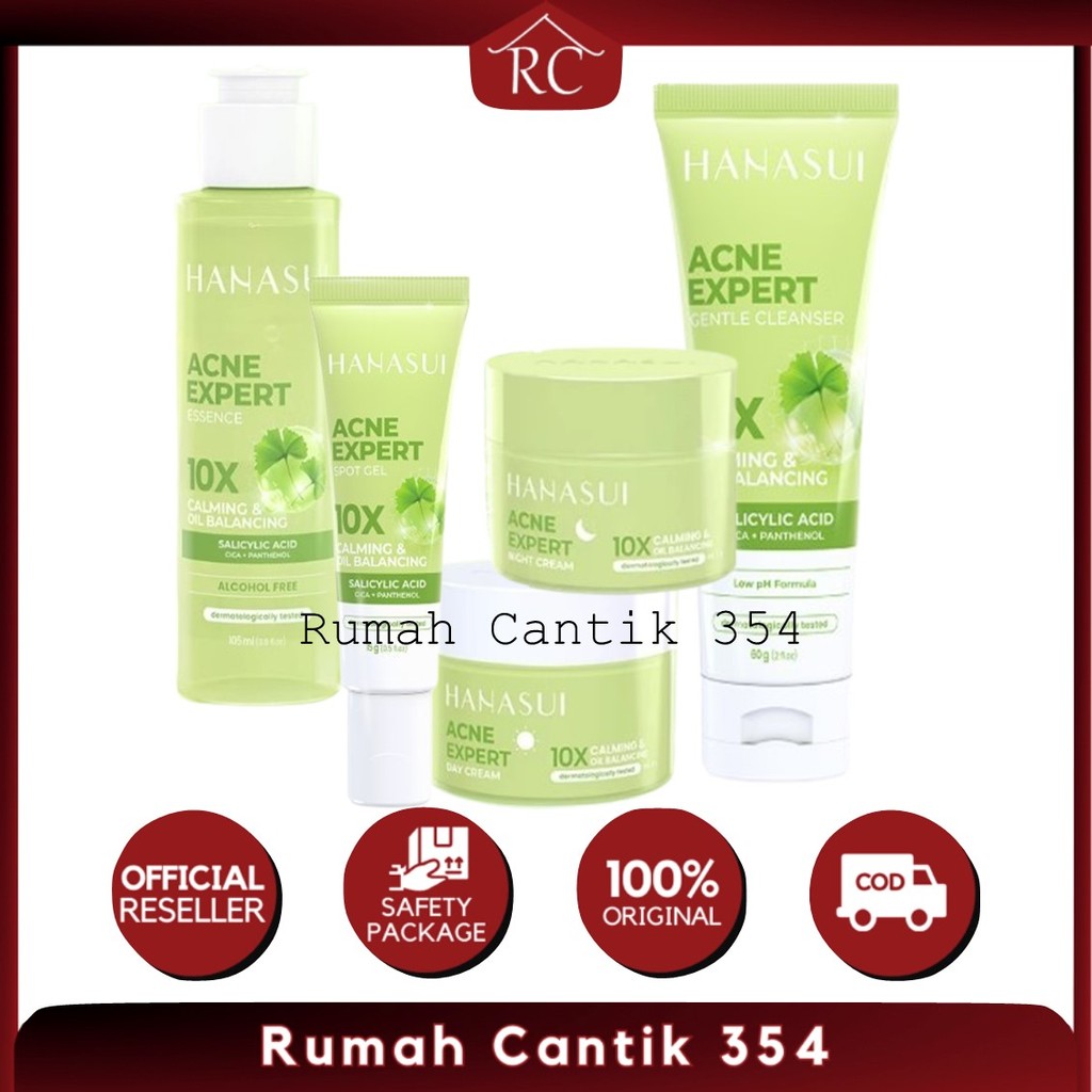 Hanasui Acne Treatment | Hanasui Acne Expert Series Paket Komplit 5 item RumahCantik354