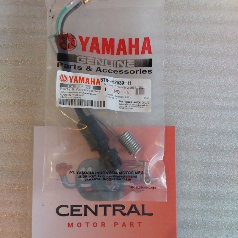 5TN-H2530-11 Switch Rem Belakang Lampu Stop Jupiter Z 110 Old Lama Jupiter Burhan Ori Yamaha Thailan