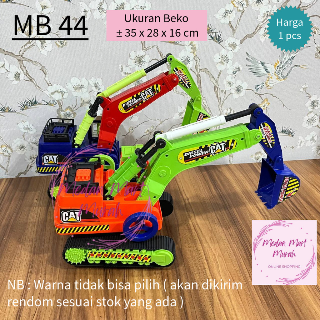 Medan Mart - Mainan Truck Exvacator / Mainan Truk Beko / Mainan Beko Jumbo / Truck Beko Jumbo