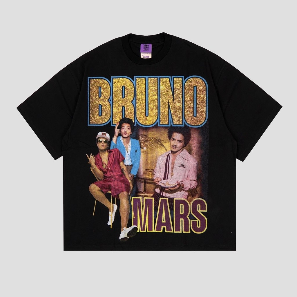 Tshirt Oversize Non Wash Bruno Mars Vintage Tees