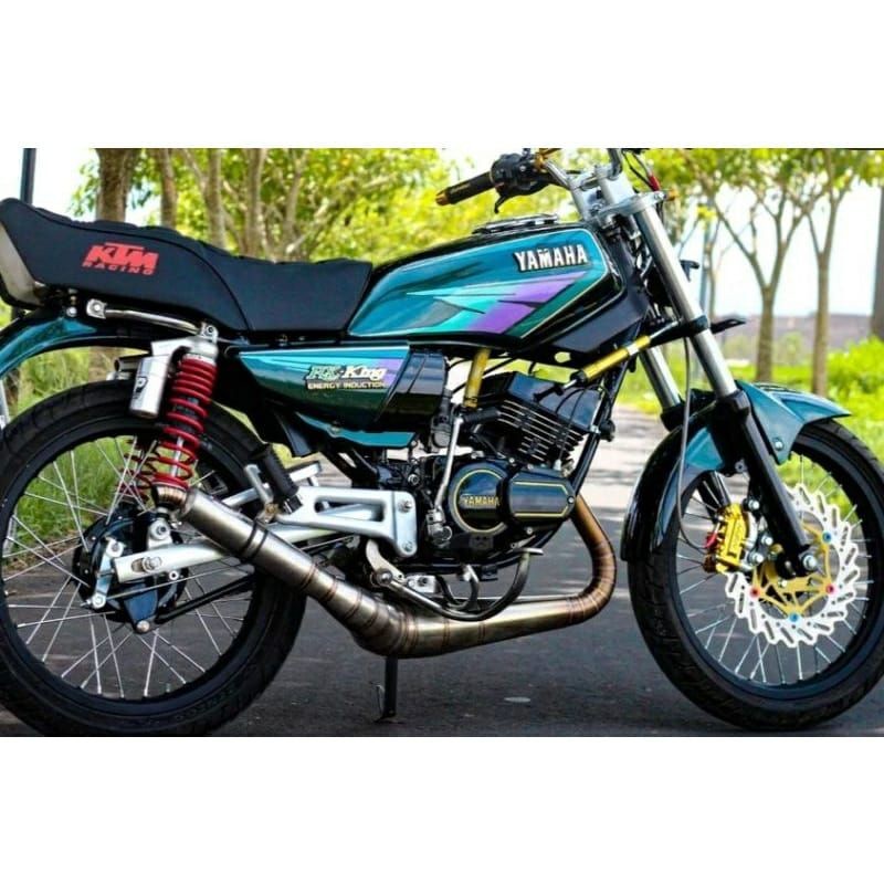 (BISA COD) Striping lis stiker standar ori Rx king 1995 hijau botol stiker ori RX king 96 hijau boto