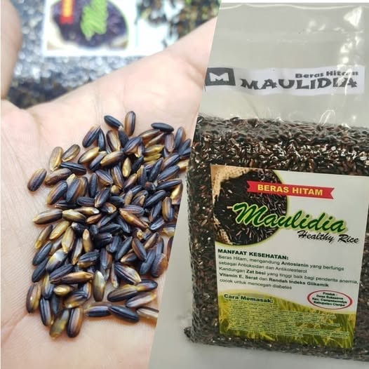 

Beras Hitam pecah Kulit, Enak, Empuk, Pulen dan masih FRESH diambil langsung dari Sawah Petani (1kg vacuum)