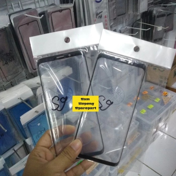 Sparepart And Tool Kaca Depan LCD / Kaca Touchscreen / Glass + Oca Compatible Samsung Galaxy S9