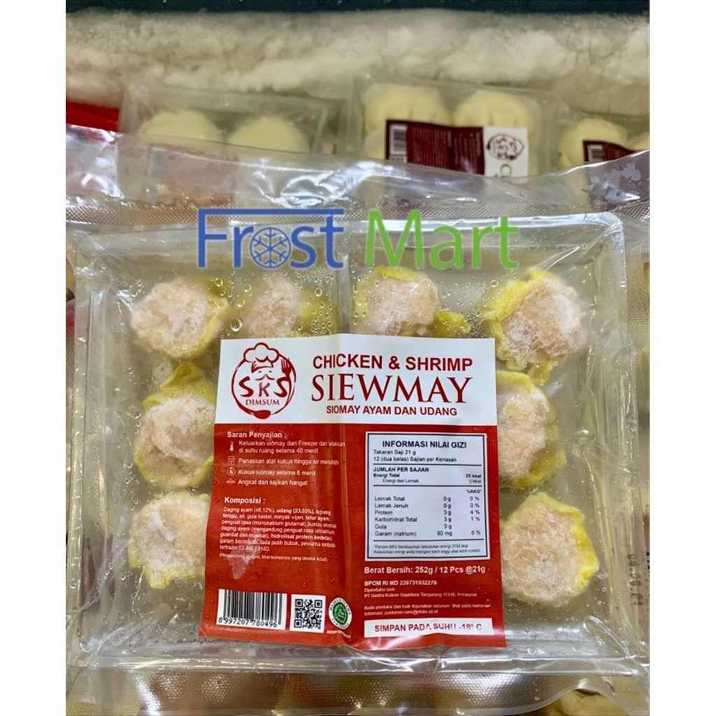 

Siomay Ayam Udang isi 12 Pcs Resto Halal SKS Dimsum Frozen