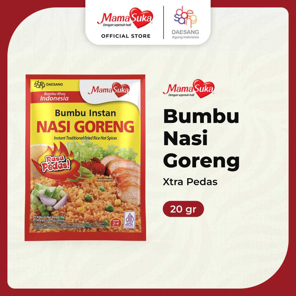 

MamaSuka - Bumbu Nasi Goreng Pedas 20 gr