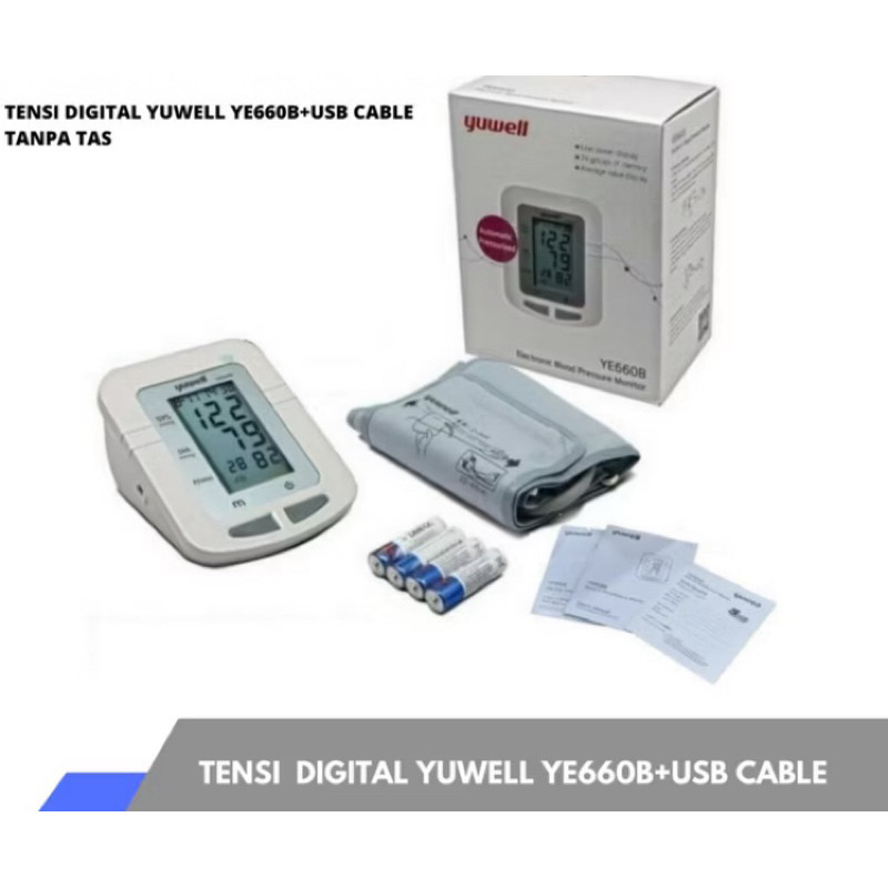 TENSI DIGITAL / Tensimeter Yuwell YE 660B PROMO ORIGINAL*