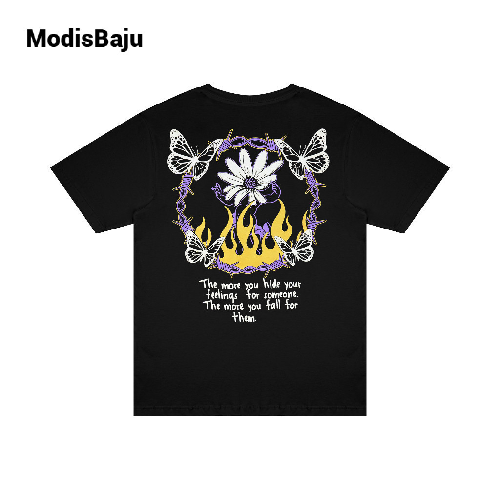 ModisBaju Naughty Badclub Black T-shirt Someone Kaos Distro cotton