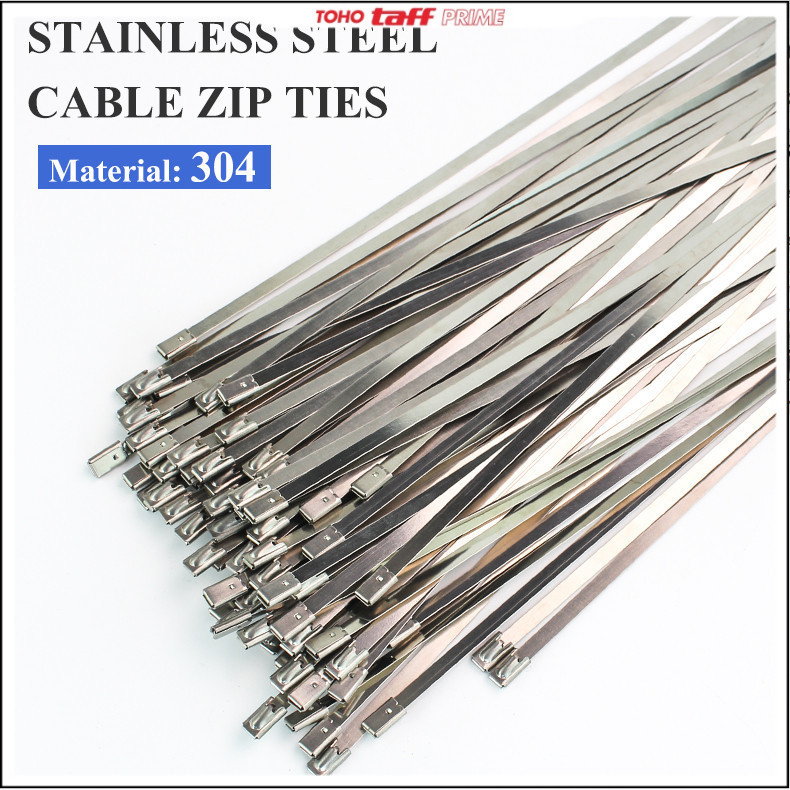 

Kabel Ties Stainless Steel Anti Karat Multifungsi 100 PCS - IF10