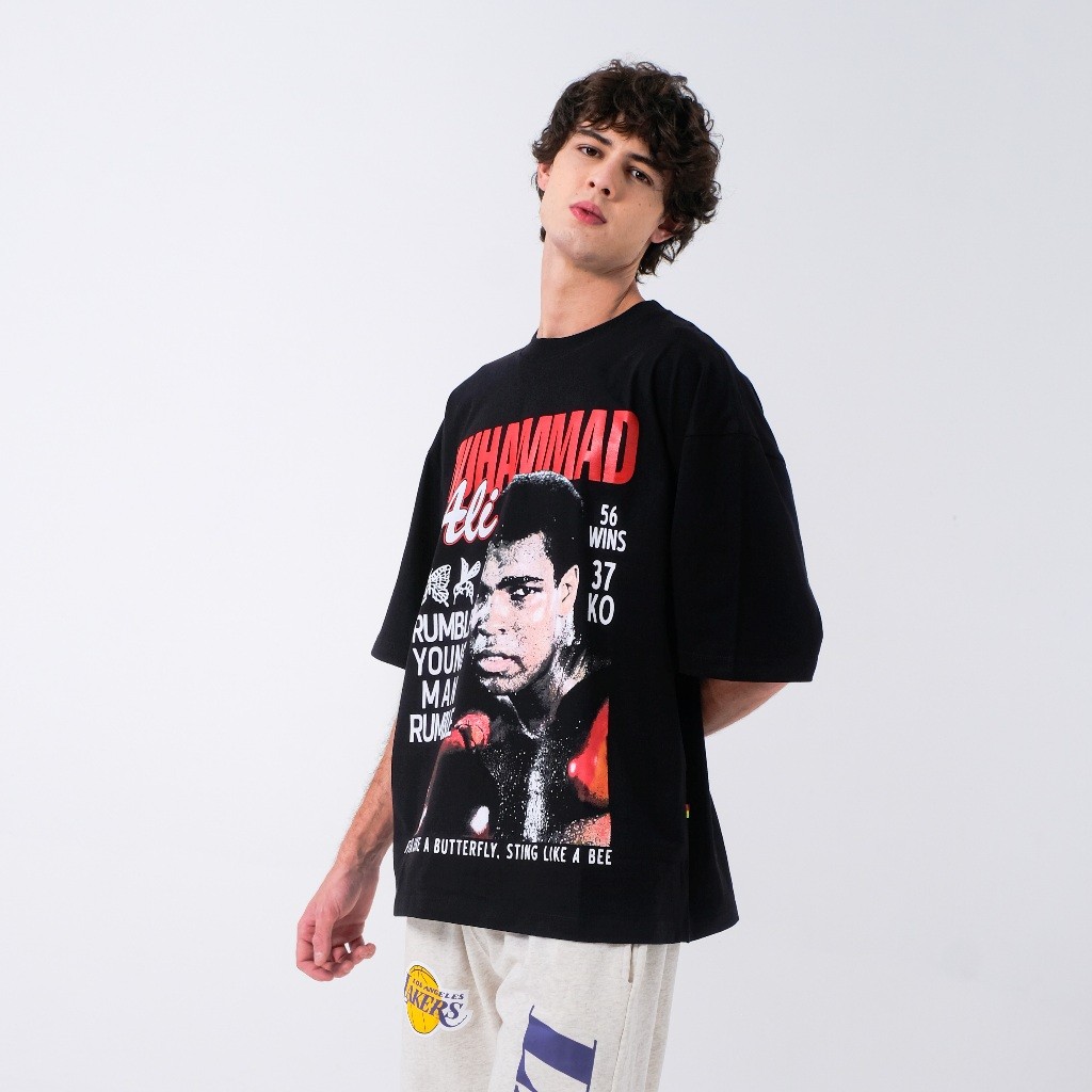 Kaos Oversize black 20s Muhammad Ali