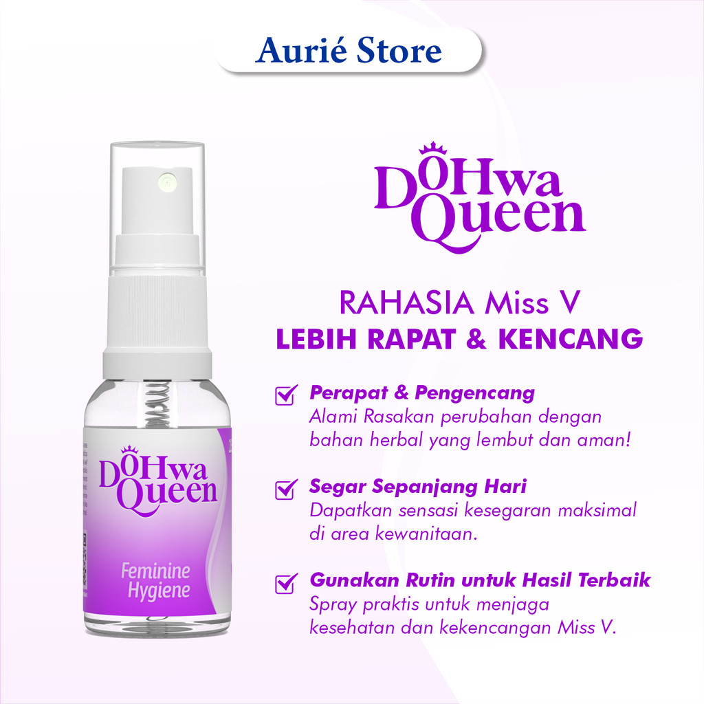 Dohwa Queen Spray Herbal Perapat Miss V Ampuh & Aman – Pengencang Area Kewanitaan