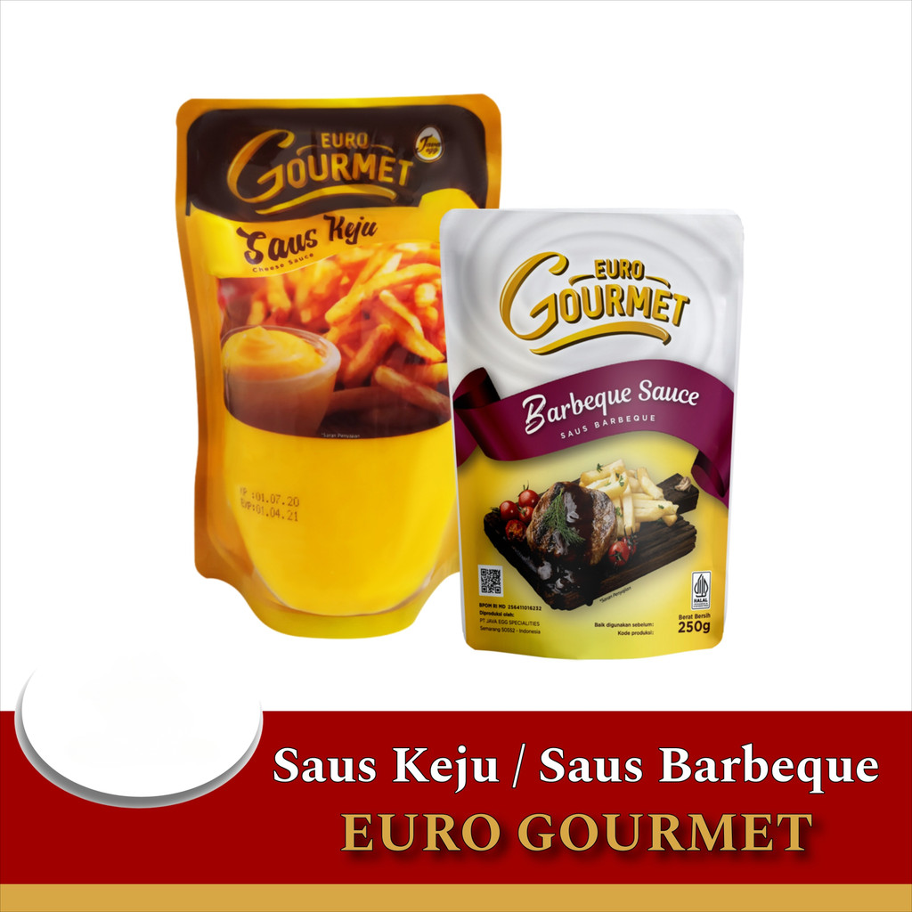 

EURO GOURMET Saus Barbeque 250 gr & cheese Keju 500 gr