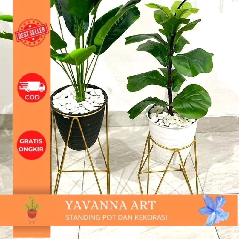 Rak bunga minimalis/pot bunga murah/rak bunga cantik/dudukan pot modern/Bnyk./: