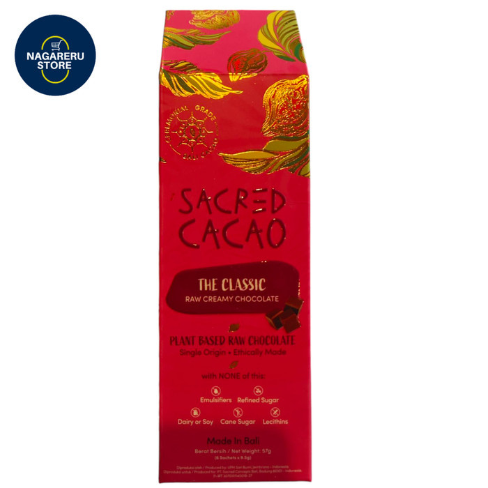 

Sacred cacao the classic raw creamy chocolate 57gr