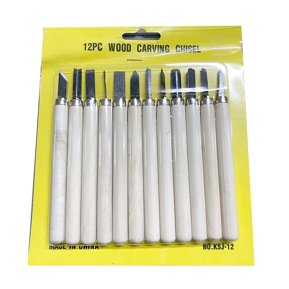 

Pisau Ukir Set Carving Knife 12 pcs Pisau Okulasi Bonsai Pisau Ukir Kayu Grafir Crafting Pisau Hias Buah