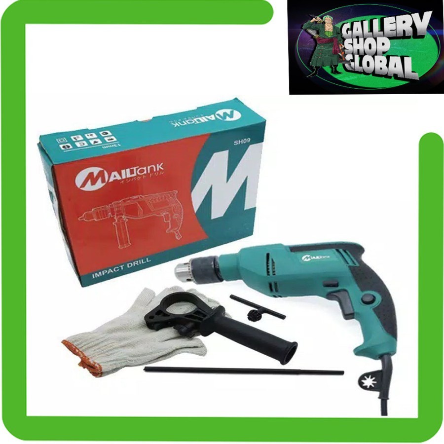 MESIN BOR 13 MM IMPACT DRILL SH-09 MESIN BOR LISTRIK MAILTANK