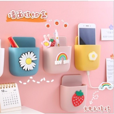 Rak Handphone Tempel Dinding Kotak Penyimpanan Remote Control Dinding Gantung PS 215