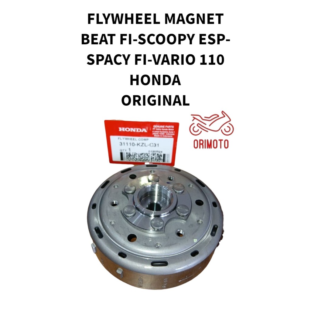 ORIMOTO-FLYWHEEL MAGNET BEAT SCOOPY SPACY VARIO 110 FI ESP HONDA 31110-KZL-C31 ORIGINAL