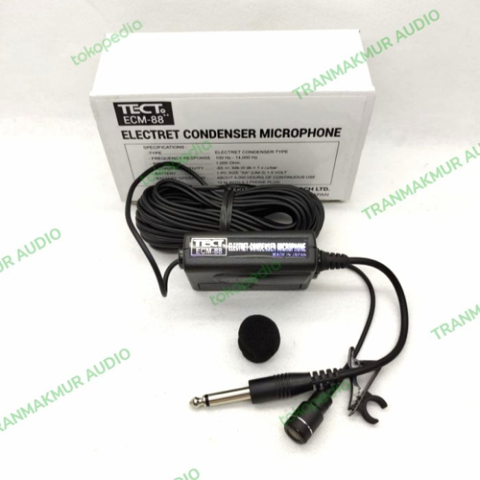 JJ99 Mic imam Jepit Tech ecm88 Asli Tech made in japan