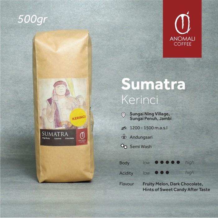 

Anomali Coffee Biji Kopi Sumatra Kerinci 500gr - Coarse